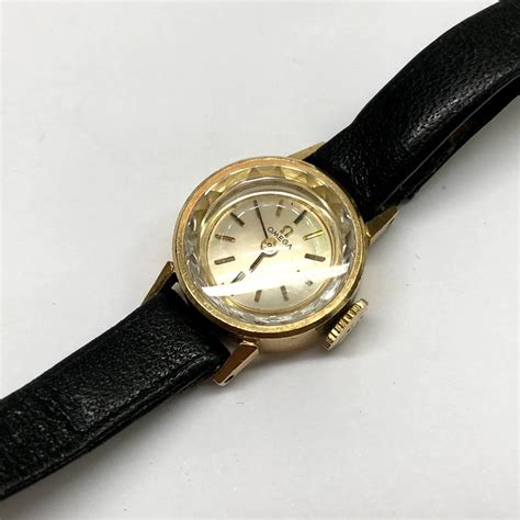 vintage omega watch ladies|14k omega vintage ladies watch.